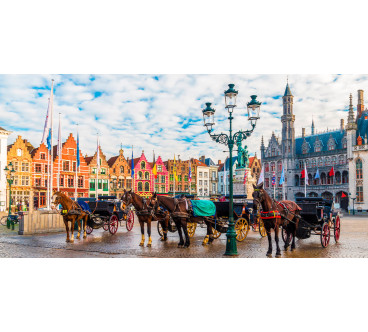 9/4 Holanda e Bélgica - Amsterdão, Bruges, Bruxelas, Antuérpia, Parque Tulipas Keukenhof, Volendam (5 Dias)