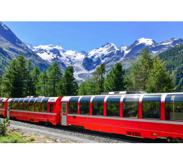 24/9 Bernina Express/ Lago Como/ Milão/ Zurique/ Lucerna/ Monte Titlis